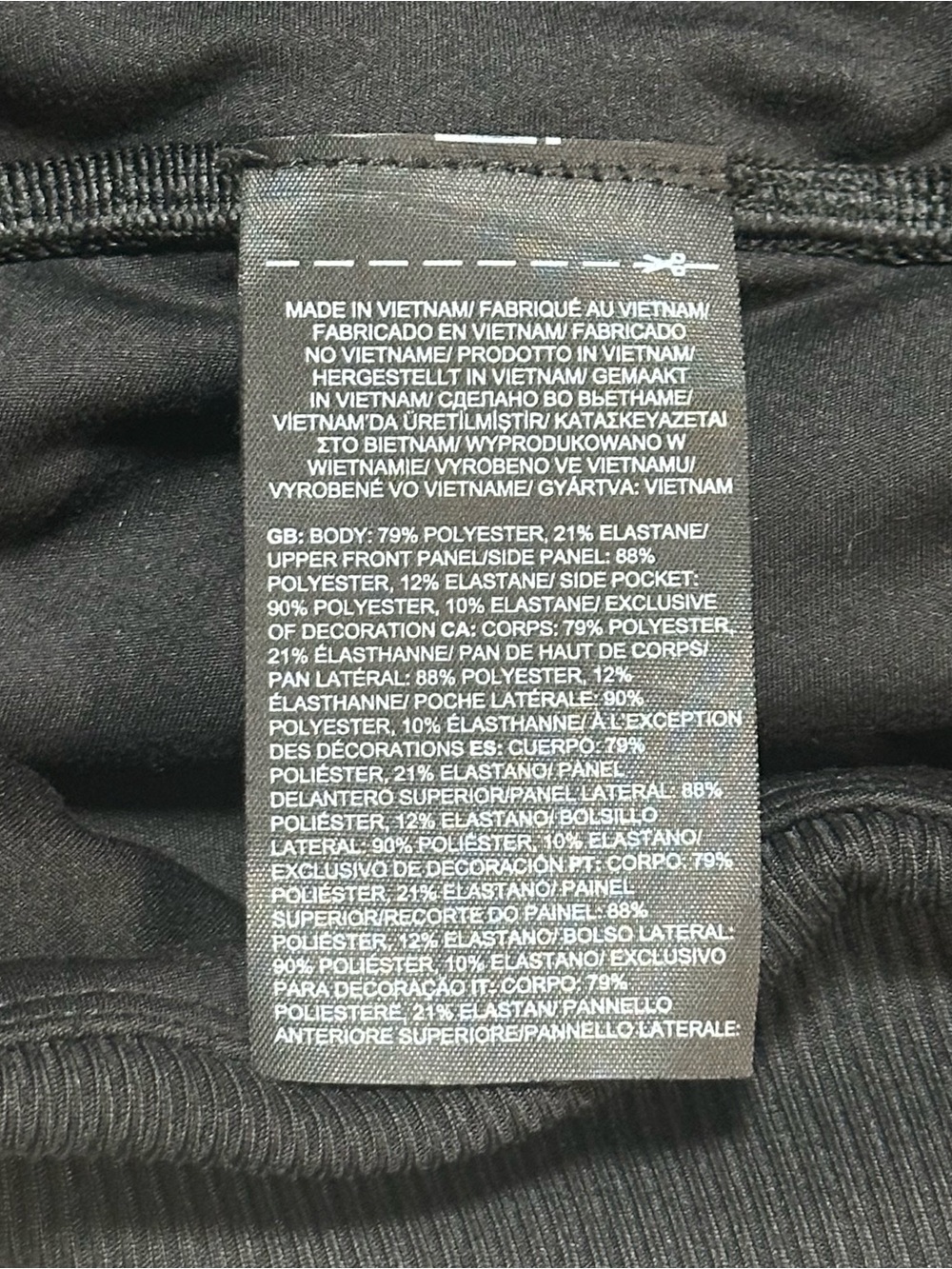 The North Face Black Ribbed High-Waist Leggings with Side Pocket - Picture 13 of 14